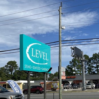 C Level - Street sign - Bars Near Me - Panama City Beach, Florida