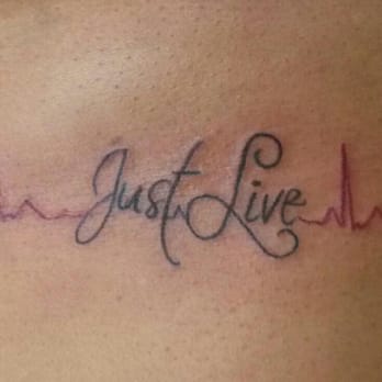 Brooklyn Tattoo - Chris.....I came in with my EKG strip and created this personal tat! Only one touch necessary. - Tattoo Near Me - Brooklyn, New York Brooklyn Tattoo - Chris.....I came in with my EKG strip and created this personal tat! Only one touch necessary. - Tattoo Near Me - Brooklyn, New York
