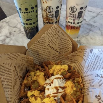 TIGER SUGAR - Matcha black sugar boba, taro pudding boba, strawberry mochi & mango waffle - Bubble Tea Near Me - Madison Heights, Michigan TIGER SUGAR - Matcha black sugar boba, taro pudding boba, strawberry mochi & mango waffle - Bubble Tea Near Me - Madison Heights, Michigan