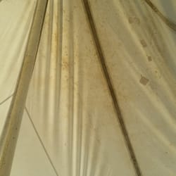 Weiser Tent Service - This is how dirty the tent was!