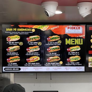 Pickle Banh Mi - Menu - Sandwiches Near Me - Westminster, California Pickle Banh Mi - Menu - Sandwiches Near Me - Westminster, California