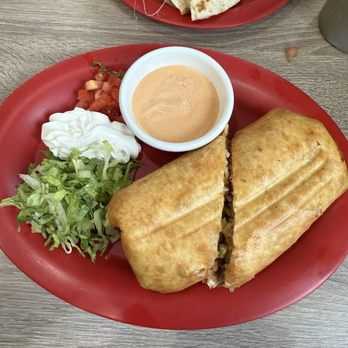 El Limón - Chimichanga with Barbacoa - Tacos Near Me - Morton, Pennsylvania