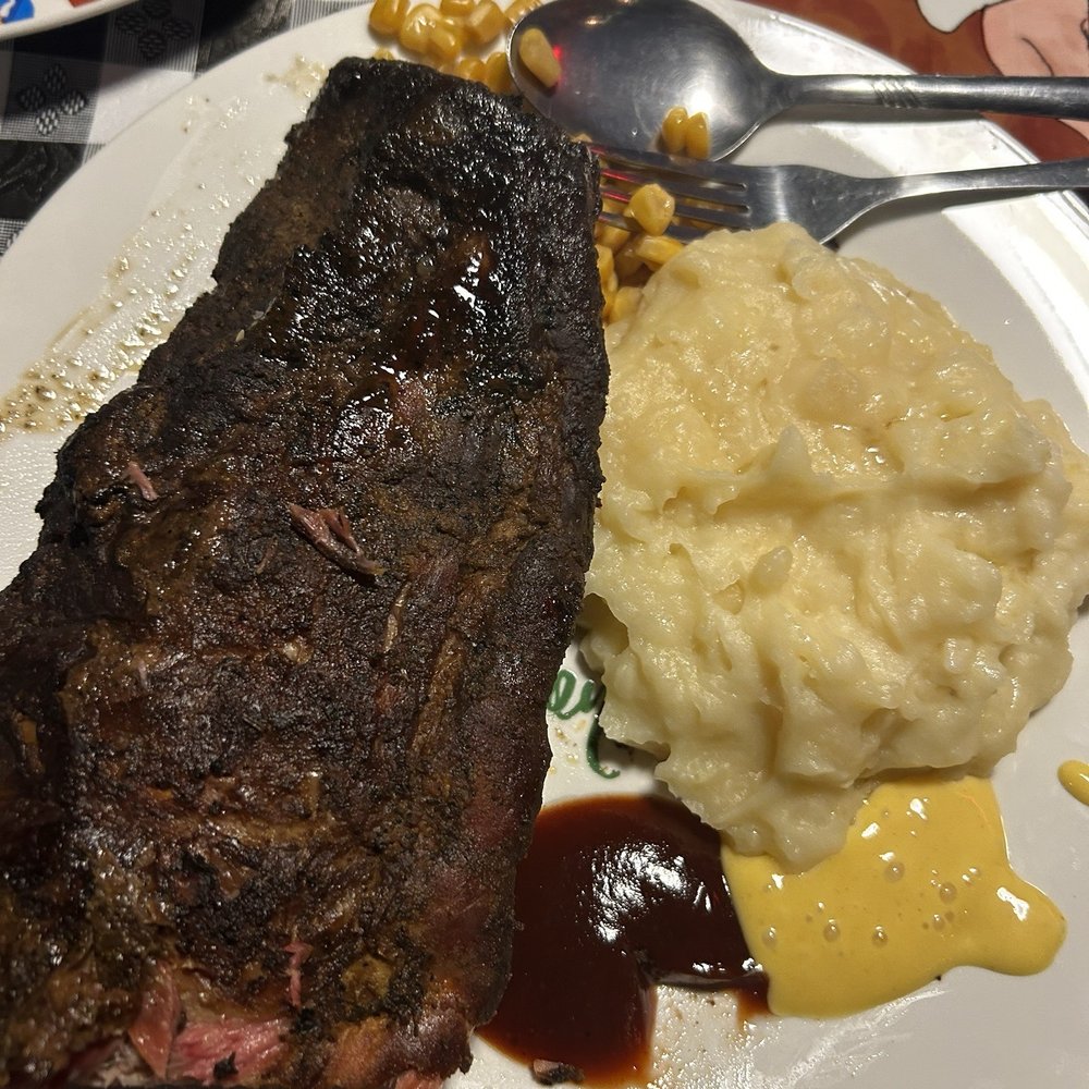 Bubba Luke’s Bar-B-Que - 6 hours+ cooked Ribs , home made mashed potatoes , & corn - Barbeque Near Me - Scottsburg, Indiana