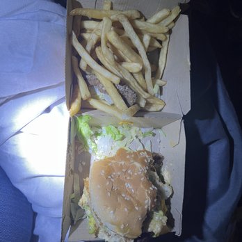 McDonald's - a hamburger and fries in a box - Fast Food Near Me - Dallas, Texas McDonald's - a hamburger and fries in a box - Fast Food Near Me - Dallas, Texas