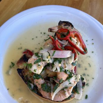 Industrial Eats - White shrimp with most incredible sauce - Pizza Near Me - Buellton, California