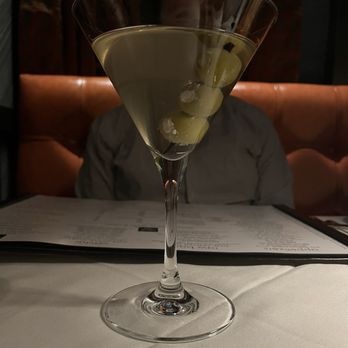 Steak 48 - Dirty Martini with Bleu Cheese Olives - Steakhouses Near Me - Charlotte, North Carolina