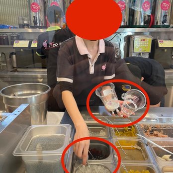 i-Tea - Just a common opportunities for improvement. Noticed one of the employees making drink but not following food safety handling practices. - Bubble Tea Near Me - San Leandro, California i-Tea - Just a common opportunities for improvement. Noticed one of the employees making drink but not following food safety handling practices. - Bubble Tea Near Me - San Leandro, California