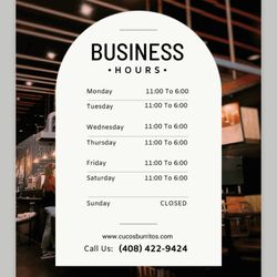 Please see our updated hours above.