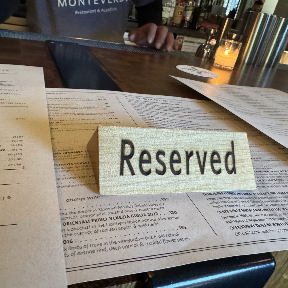 Monteverde - My seat at the bar with a fun view of pasta makers in action. - Italian Near Me - Chicago, Illinois Monteverde - My seat at the bar with a fun view of pasta makers in action. - Italian Near Me - Chicago, Illinois