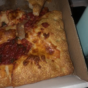 Rocco Pizza - missing sauce and cheese in so many areas of the pizza, not just this corner! - Pizza Near Me - Brooklyn, New York Rocco Pizza - missing sauce and cheese in so many areas of the pizza, not just this corner! - Pizza Near Me - Brooklyn, New York