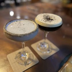 Peak 47 - S'mores martini and classic espresso martini
