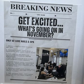 Luxe Nails & Spa - November promos - Nail Salons Near Me - Santa Ana, California Luxe Nails & Spa - November promos - Nail Salons Near Me - Santa Ana, California