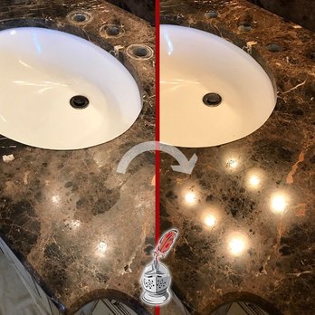 Sir Grout Tucson - Brown Marble Restoration - Flooring Near Me - Tucson, Arizona