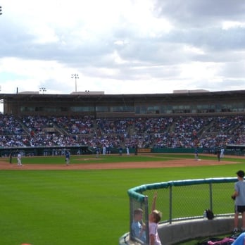 Hohokam Stadium - View from the grass - Stadiums & Arenas Near Me - Mesa, Arizona