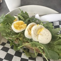 Jane's Landing - Avocado toast with egg.