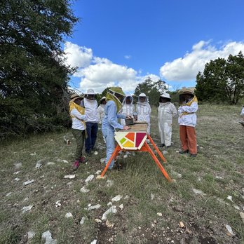 Bee Mindful - a group of beekeepers dressed in bee suits - Honey Near Me - Austin, Texas