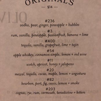 Olive + Oak - Winter menu 2022 - Wine Bars Near Me - Saint Louis, Missouri