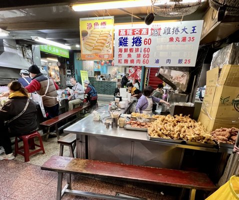 Keelung MiaoKou Night Market by null