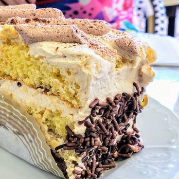 Le Paris Brest Cafe - Charlemagne ... three layer mocha cream cake ... smiling like Gigi - Patisserie/Cake Shop Near Me - Henderson, Nevada