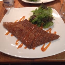 Sarrasin Bistrot - "Claudel" galette with Brie and apricot jam