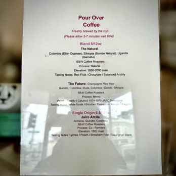 SPRO Coffee Lab - Pourover coffee menu - Coffee & Tea Near Me - San Francisco, California SPRO Coffee Lab - Pourover coffee menu - Coffee & Tea Near Me - San Francisco, California