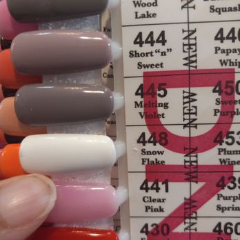 Twinkle Nails & Spa - Today's color, #448 snowflake - Nail Salons Near Me - Vacaville, California