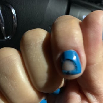 E&C Nail Salon - This was 3 hours after my gel manicure - Nail Salons Near Me - Pembroke Pines, Florida E&C Nail Salon - This was 3 hours after my gel manicure - Nail Salons Near Me - Pembroke Pines, Florida