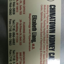 Chinatown Kidney Care - Moved to new place.