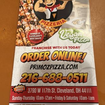 Primoz Pizza - Pizza Near Me - Cleveland, Ohio Primoz Pizza - Pizza Near Me - Cleveland, Ohio