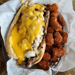 Norris Family Kitchen - Philly Cheese Steak Rez Style with Tots