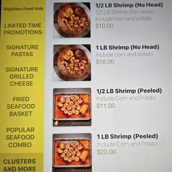 Digibites Food Hub - Seafood menu cont'd - Seafood Near Me - Chamblee, Georgia
