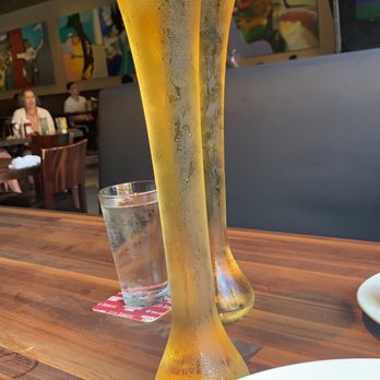 Yard House - Two half yards of Stella - New American Near Me - Yonkers, New York
