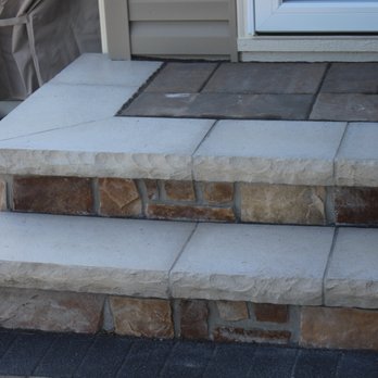 Advanced Remodel & Hardscape - Veneer Stoop with Bavarian Blend - Masonry/Concrete Near Me - Hampshire, Illinois Advanced Remodel & Hardscape - Veneer Stoop with Bavarian Blend - Masonry/Concrete Near Me - Hampshire, Illinois