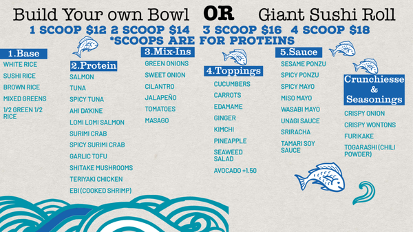Menu photo 5 Pacific Bowls and Rolls Monterey, CA Menu photo 5 Pacific Bowls and Rolls Monterey, CA