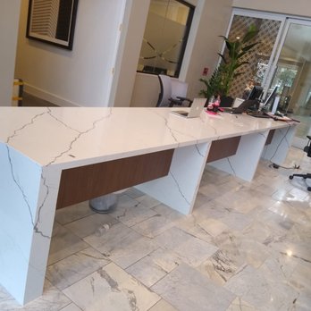 Texas Brand Surfaces - Mitered Edges on Desktop - Kitchen & Bath Near Me - Houston, Texas Texas Brand Surfaces - Mitered Edges on Desktop - Kitchen & Bath Near Me - Houston, Texas