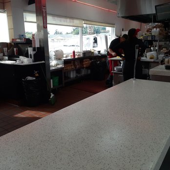 Tom's Jr - Open kitchen you can actually see them prepare your food - Burgers Near Me - Compton, California Tom's Jr - Open kitchen you can actually see them prepare your food - Burgers Near Me - Compton, California