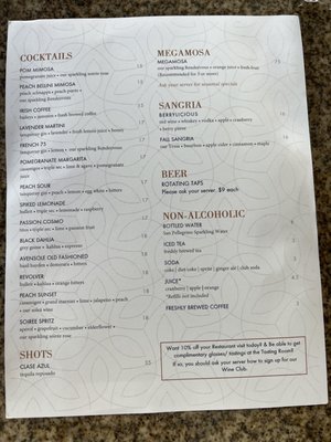 Menu photo 8 The Restaurant at Avensole Winery Temecula, CA