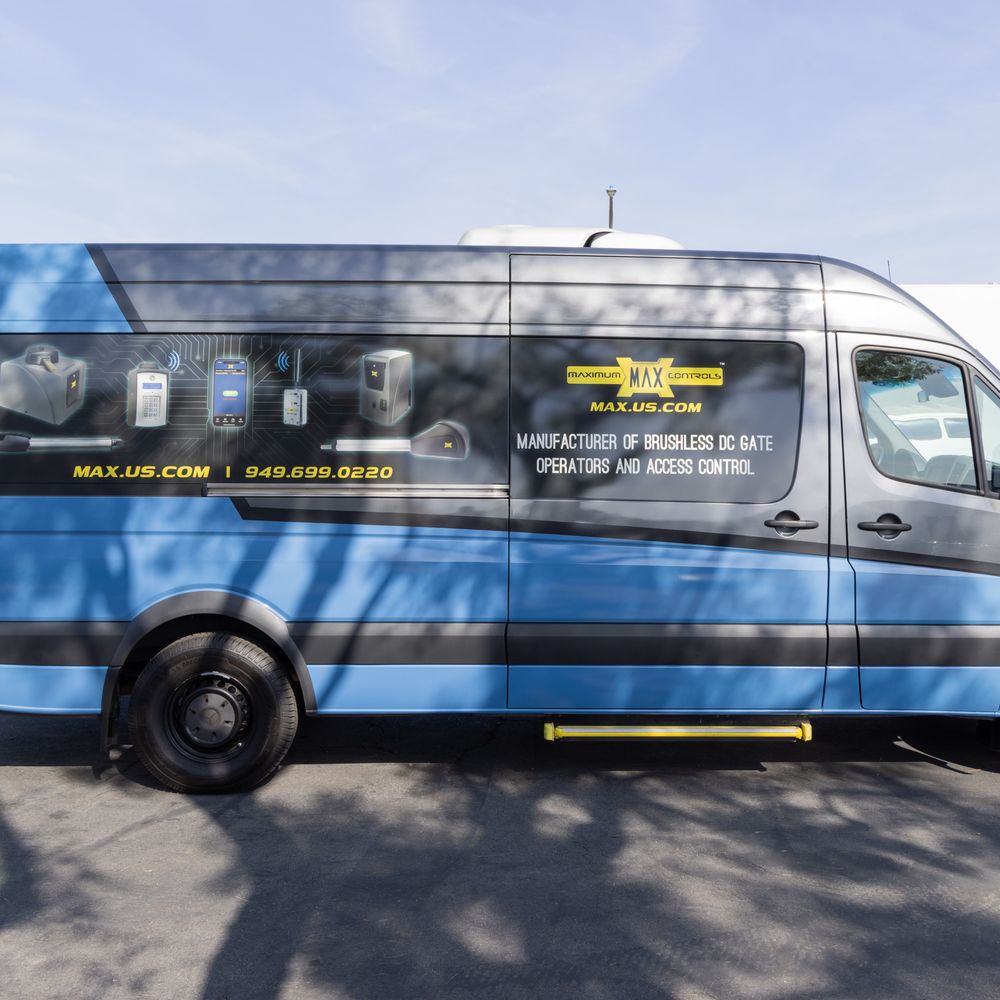 Lucent Graphic Solutions - Max Demo Van - Graphic Design Near Me - Costa Mesa, California