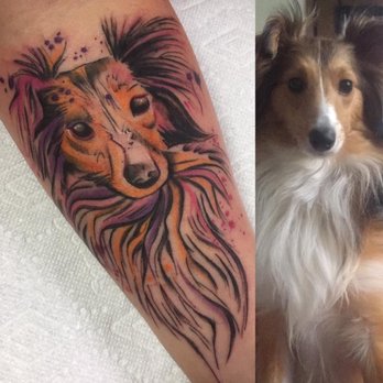 Lost Tribes Tattoo - Tattoo done by Ricky on my forearm of my dog! - Tattoo Near Me - Spotsylvania, Virginia Lost Tribes Tattoo - Tattoo done by Ricky on my forearm of my dog! - Tattoo Near Me - Spotsylvania, Virginia