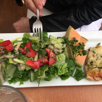 Nibbles Eatery - Quiche with side salad - American Near Me - Eureka Springs, Arkansas