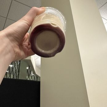 Starbucks - Lavender syrup stuck to the bottom - Coffee & Tea Near Me - Boulder, Colorado