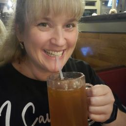 My face Mango Iced Tea