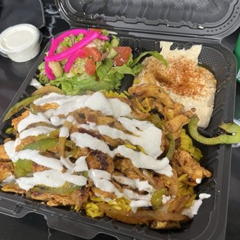 Fatima’s Grill - Chicken Tiki Plate... yum - Mediterranean Near Me - Long Beach, California