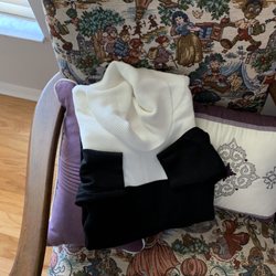 T.J. Maxx - Finally found a color block sweater! YES! $20 (Calvin Klein, but I would have bought it regardless:)