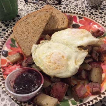 Ruth's Cafe - Smoke brisket scramble rye toast and home made jelly - Breakfast & Brunch Near Me - Indianapolis, Indiana