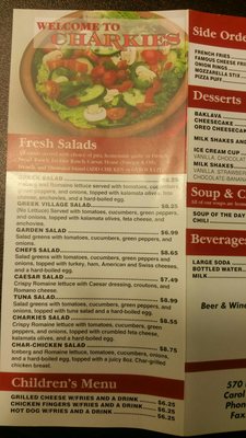 Menu photo 4 Charkies Carol Stream, IL
