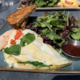 Healthy option turkey omelet Healthy option turkey omelet