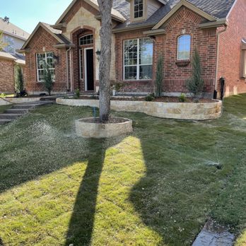 RC Custom Landscape & Stone Work - the front of the home - Landscaping Near Me - Plano, Texas RC Custom Landscape & Stone Work - the front of the home - Landscaping Near Me - Plano, Texas