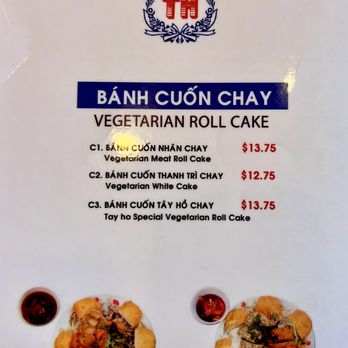 Banh Cuon Tay Ho - Veggie menu - Vietnamese Near Me - Westminster, California