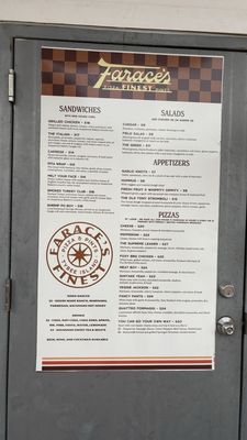 Menu photo 1 Farace's Finest Tybee Island, GA Menu photo 1 Farace's Finest Tybee Island, GA
